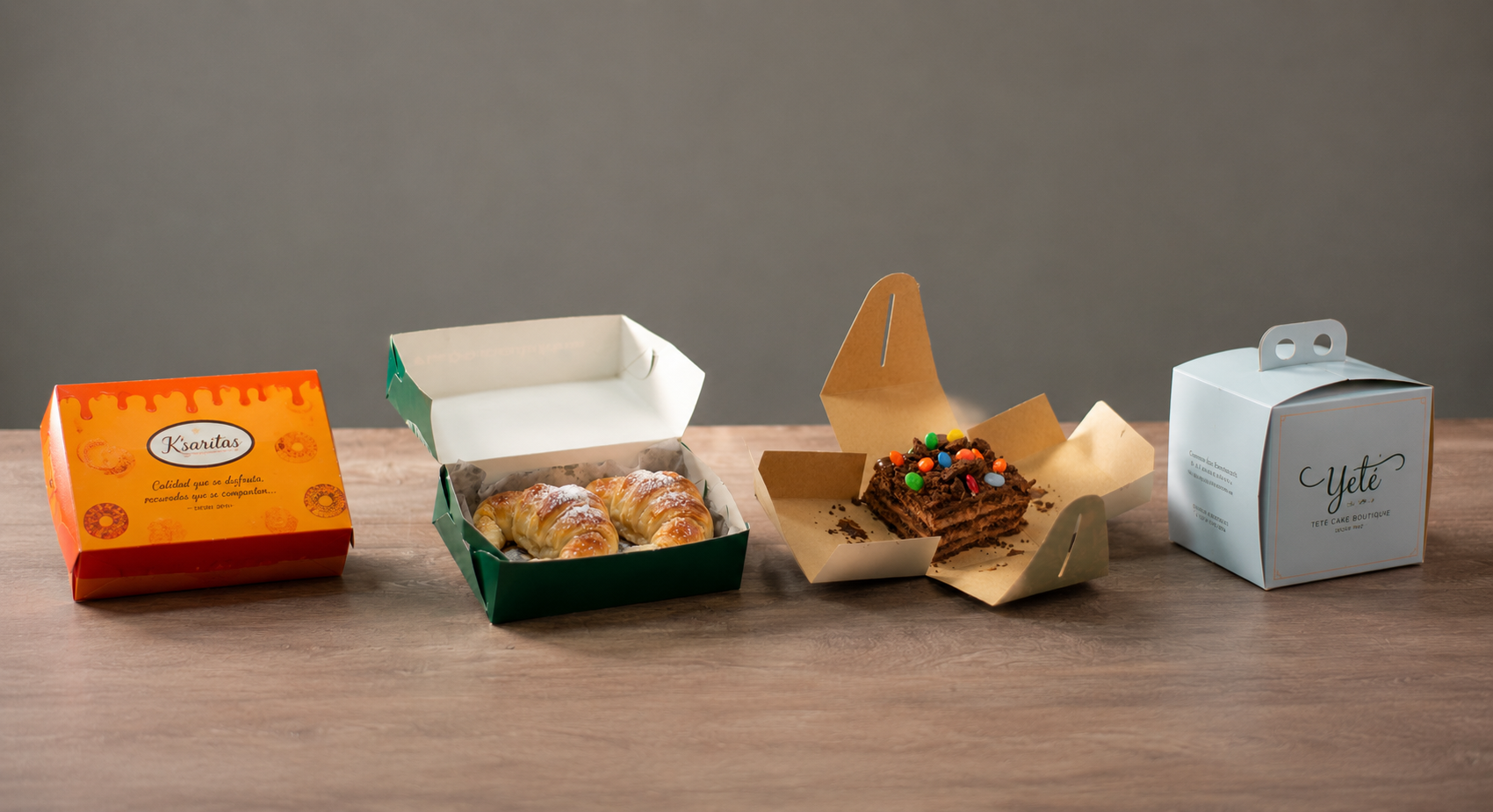 Packaging desarrollado a medida para gastronomía